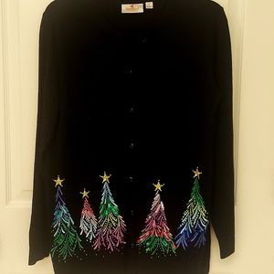 Festive Quacker Factory sweater-new without tag.